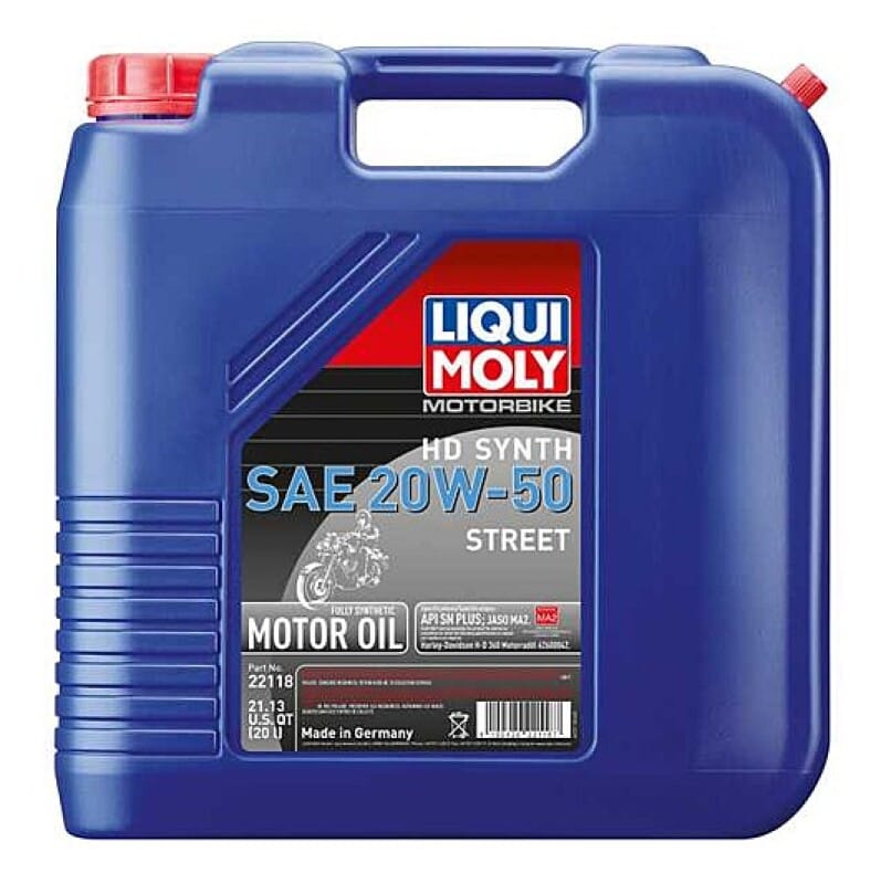 LIQUI MOLY — LIQUI MOLY 20L Motorbike HD Synth SAE 20W50 Street