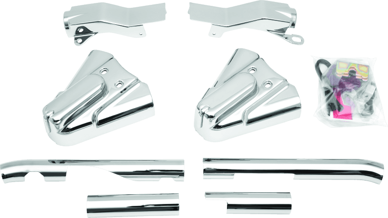 Kuryakyn — Swingarm Cover Set - Unlighted Chrome