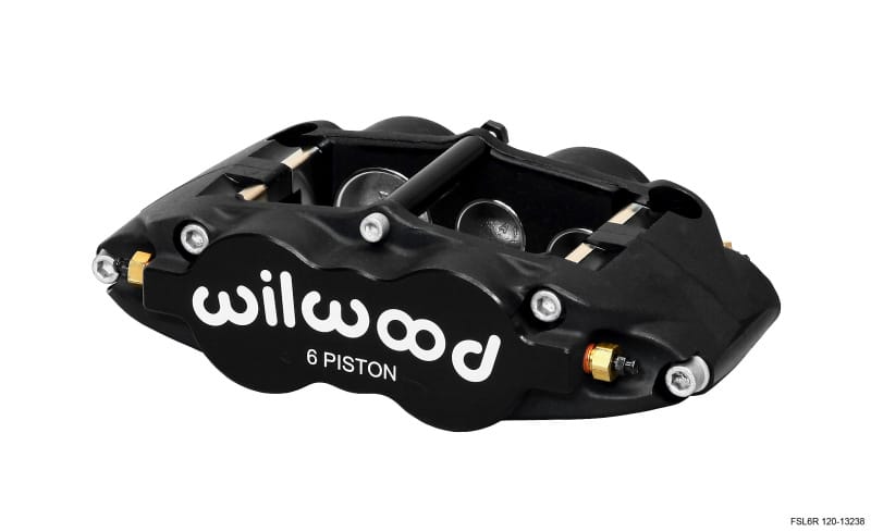 Wilwood — Wilwood Caliper-Forged Superlite 6R-L/H 1.62/1.12/1.12in Pistons 0.81in Disc
BRAKE CALIPER