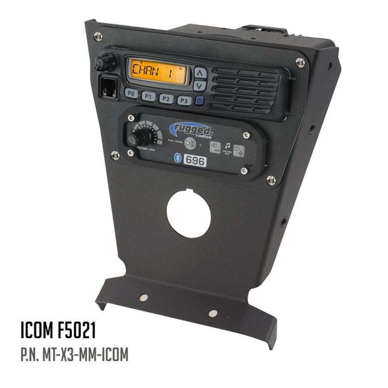 Rugged Radios — Rugged Radios Can-Am X3 Multi Mount Kit for Rugged UTV Intercoms and Radios Kenwood TK7360