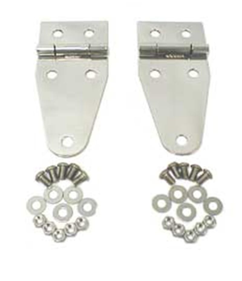 Rugged Ridge — Rugged Ridge 76-95 Jeep CJ / Jeep Wrangler Stainless Steel Hood Hinges
OFFROAD_EXTERIOR