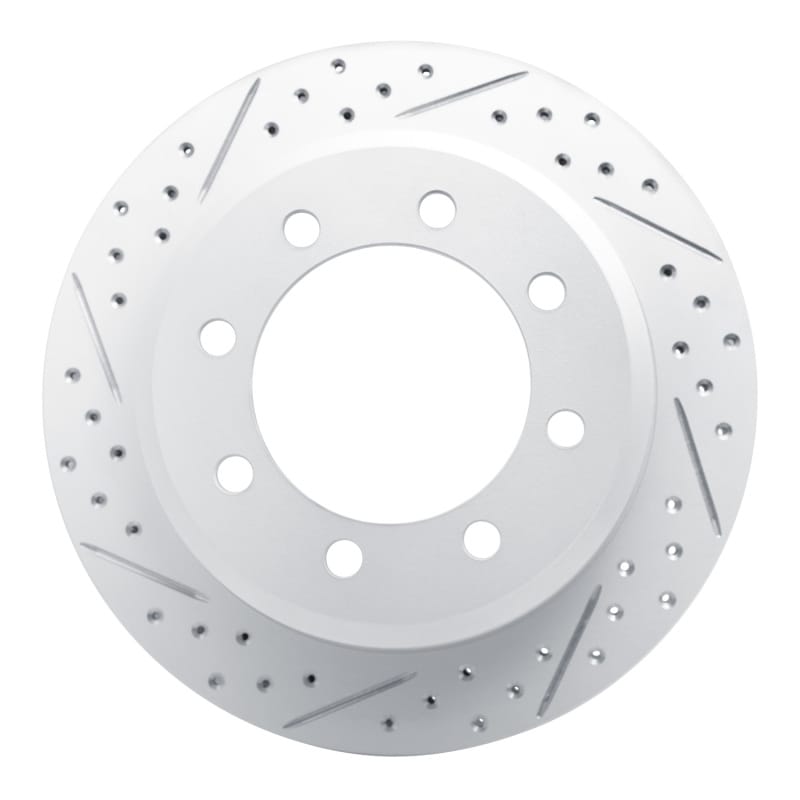 R1 Concepts — R1 08-25 Ford E-350 Super Duty Rear Left Drilled & Slotted Geo-Carbon Rotor