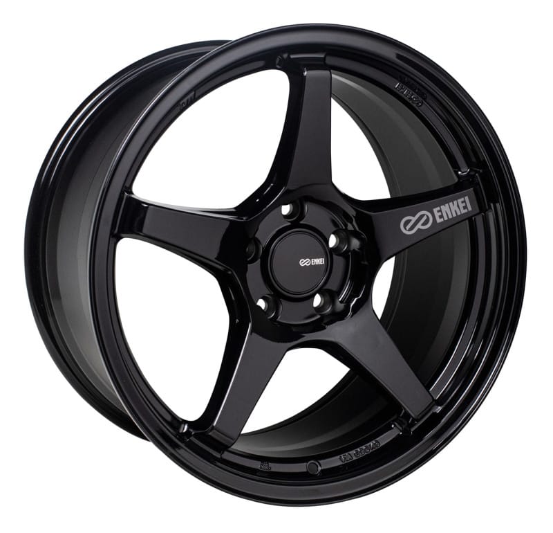 Enkei — Enkei TS-5 17x8 5x114.3 40mm Offset 72.6mm Bore Gloss Black