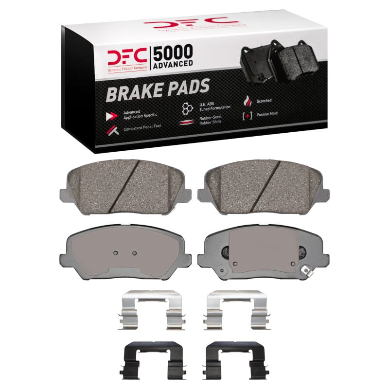 DFC — DFC 14-18 Kia Forte Front 5000 Advanced Ceramic Brake Pads and Hardware Kit
DFC Brake Pad Set