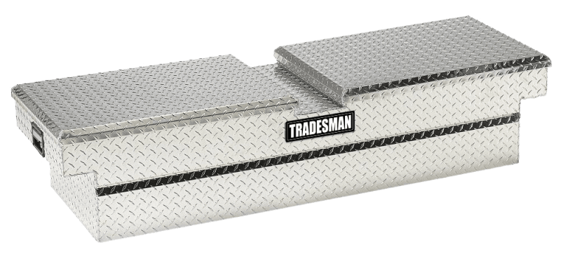 Tradesman — Tradesman Aluminum Economy Cross Bed Truck Tool Box (70in./Side Opening) - Brite