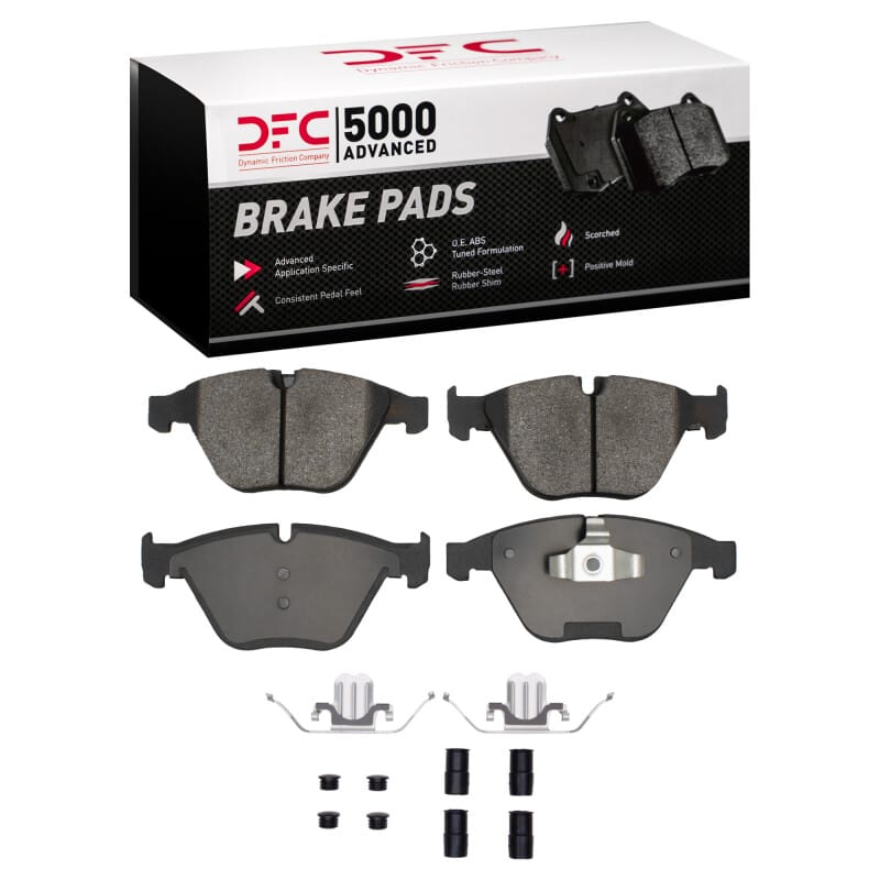 DFC — DFC 07-15 BMW 328i Front 5000 Advanced Low Metallic Brake Pads and Hardware Kit
DFC Brake Pad Set
