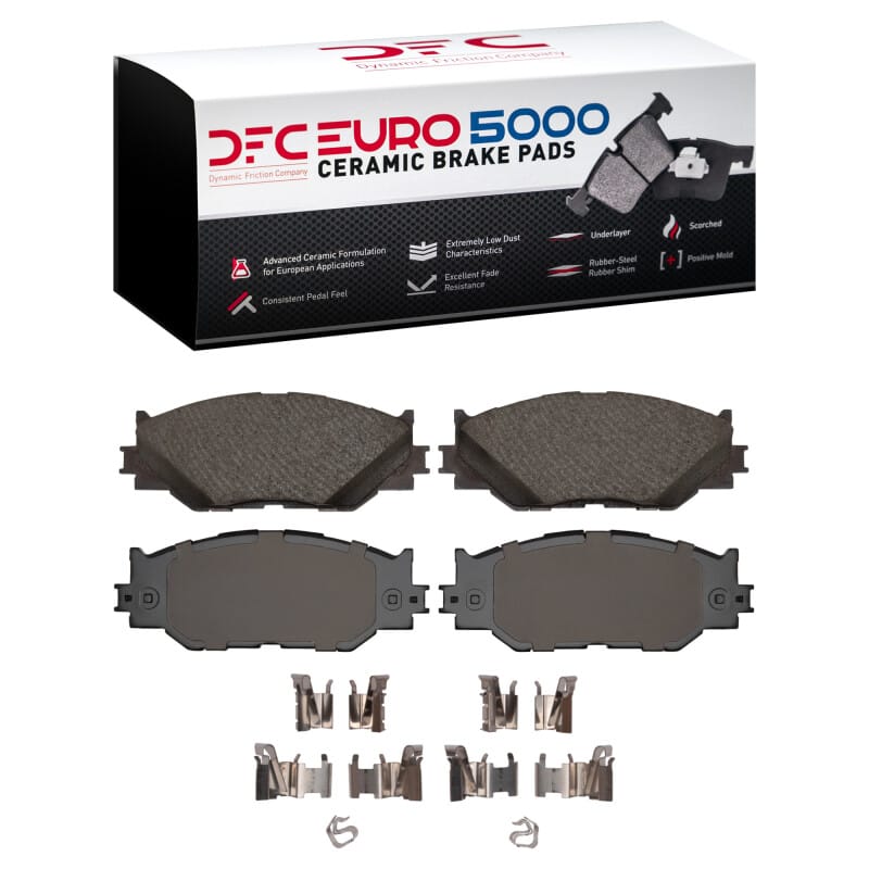 DFC — DFC 06-15 Lexus IS250 Front Euro 5000 Ceramic Brake Pads and Hardware Kit
DFC EURO Pads + HW