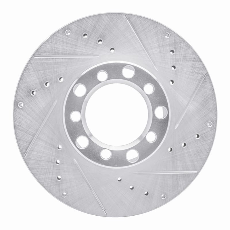 R1 Concepts — R1 79-85 Mercedes-Benz 300SD Front Right Drilled & Slotted Silver Brake Rotor
R1 Brake Rotor Drill