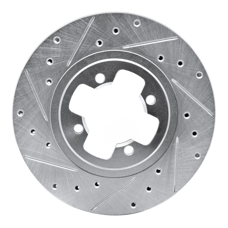 R1 Concepts — R1 81-88 Nissan Maxima Front Left Drilled & Slotted Silver Brake Rotor
R1 Brake Rotor Drill