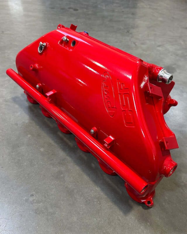 CSF — CSF BMW M2/M3/M4 S58 (G8X) Charge-Air Cooler Manifold - Bengal Red Gloss