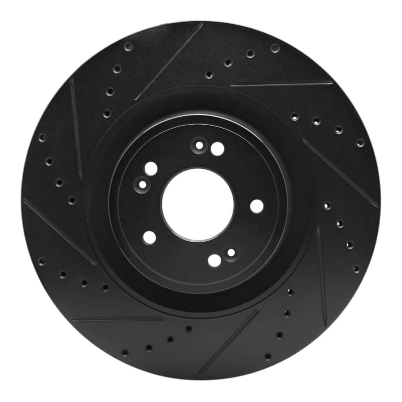 R1 Concepts — R1 18-20 Genesis G80 Front Left Drilled & Slotted Black Brake Rotor
R1 Brake Rotor Drill