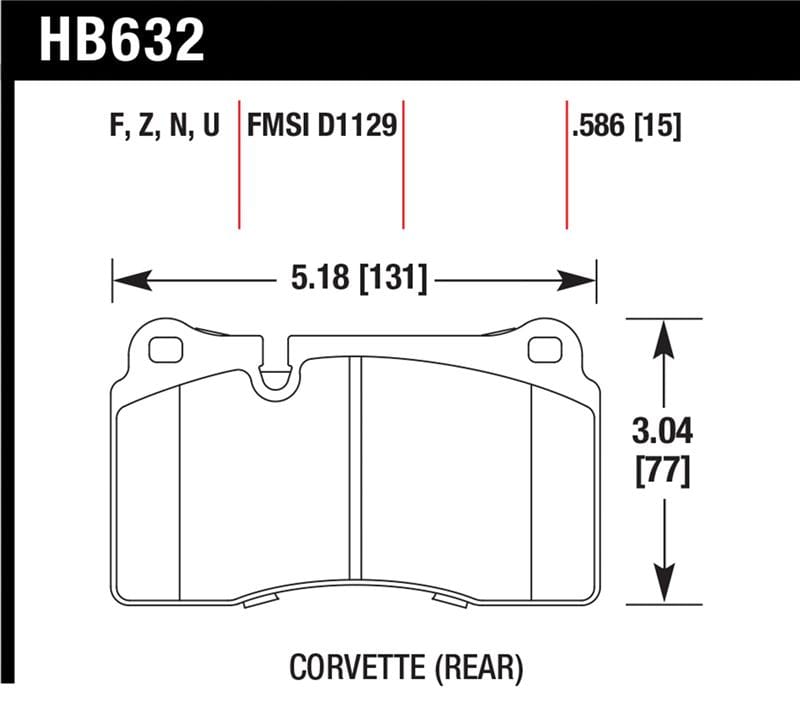 Hawk Performance — Performance Ceramic Disc Brake Pad