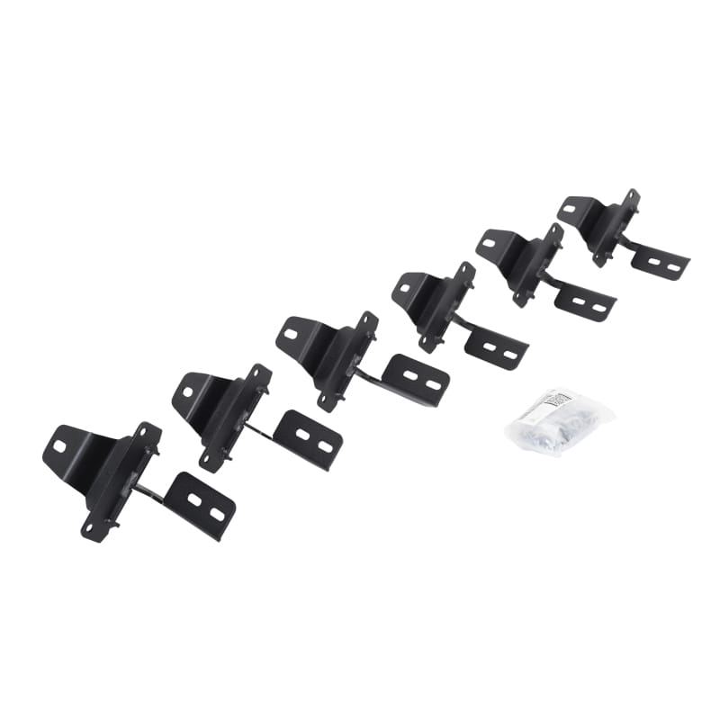 Go Rhino — Go Rhino 18-22 Jeep Wrangler JLU 4DR Mounting Brackets (V-Series V3/RB10 Slim/RB20 Slim) - Tex. Blk
VSrs Mounting Brckts