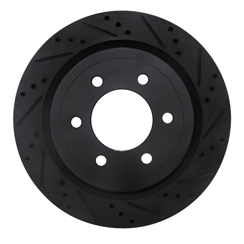 R1 Concepts — R1 18-21 Ford F-150 RWD Rear Right Drilled & Slotted Black Brake Rotor
R1 Brake Rotor Drill