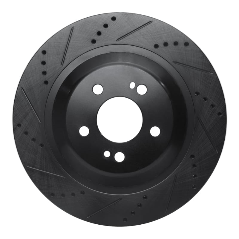 R1 Concepts — R1 14-21 Mercedes-Benz Maybach S560 Rear Left Drilled & Slotted Black Brake Rotor
R1 Brake Rotor Drill