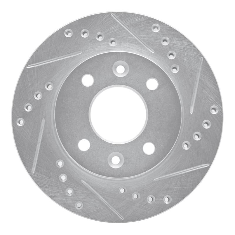 R1 Concepts — R1 83-85 Renault R18I Front Right Drilled & Slotted Silver Brake Rotor
R1 Brake Rotor Drill