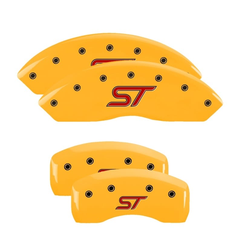 MGP — MGP 4 Caliper Covers Engraved Front & Rear ST Yellow finish black ch
Caliper Covers