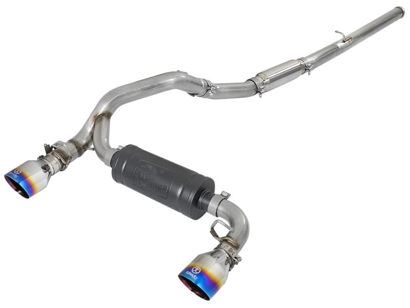 aFe — aFe Takeda 3in 304 SS Cat-Back Exhaust System w/ Blue Flame Tip 16-18 Ford Focus RS I4-2.3L (t)
Cat-Back Exhaust