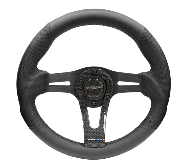 NRG — NRG Reinforced Steering Wheel (320mm) w/Carbon Center Spoke