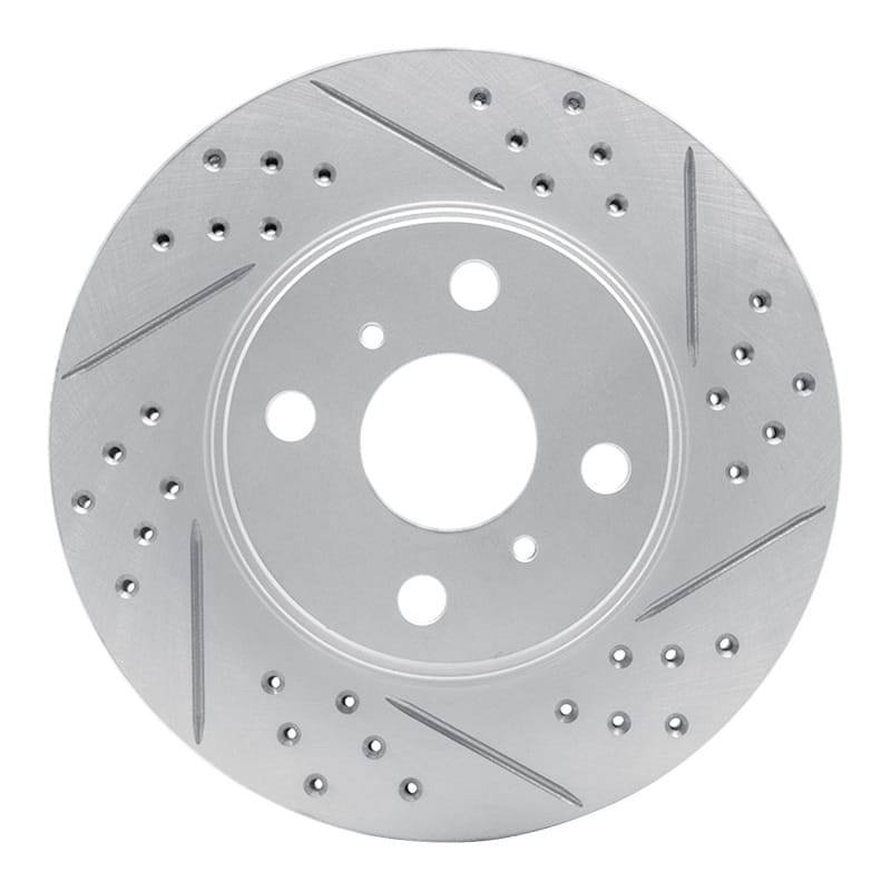 R1 Concepts — R1 04-06 Scion Xb Front Right Drilled & Slotted Geo-Carbon Rotor