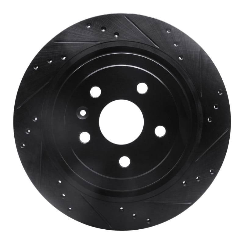 R1 Concepts — R1 08-14 Cadillac CTS Rear Right Drilled & Slotted Black Brake Rotor
R1 Brake Rotor Drill
