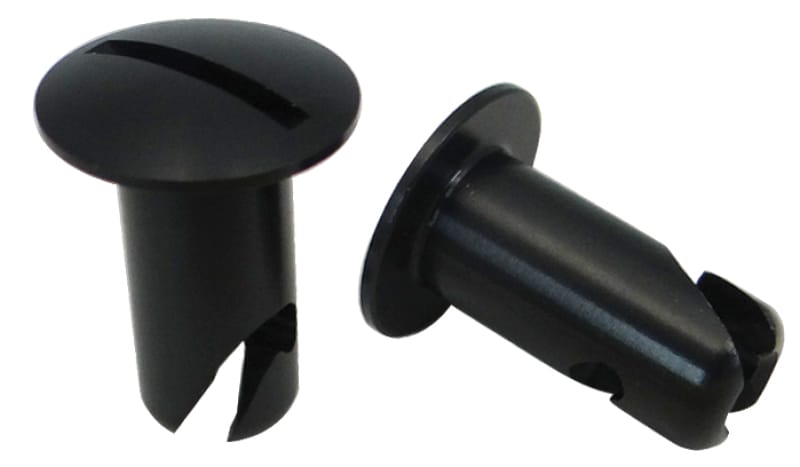 Moroso — Moroso Quick Fastener - Oval Head - 5/16in x .500in - Steel - Black - 10 Pack
