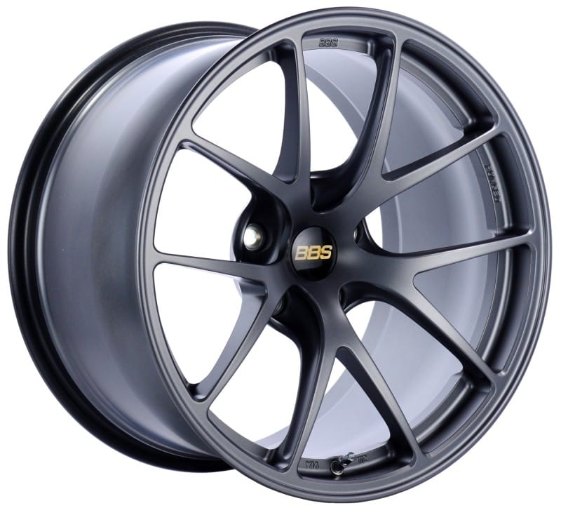 BBS — BBS RI-A 18x9.5 5x114.3 ET22 Matte Graphite Wheel -82mm PFS/Clip Required