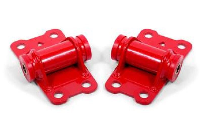 BMR Suspension — BMR 82-92 F-Body Motor Mount Kit Lower Poly - Red