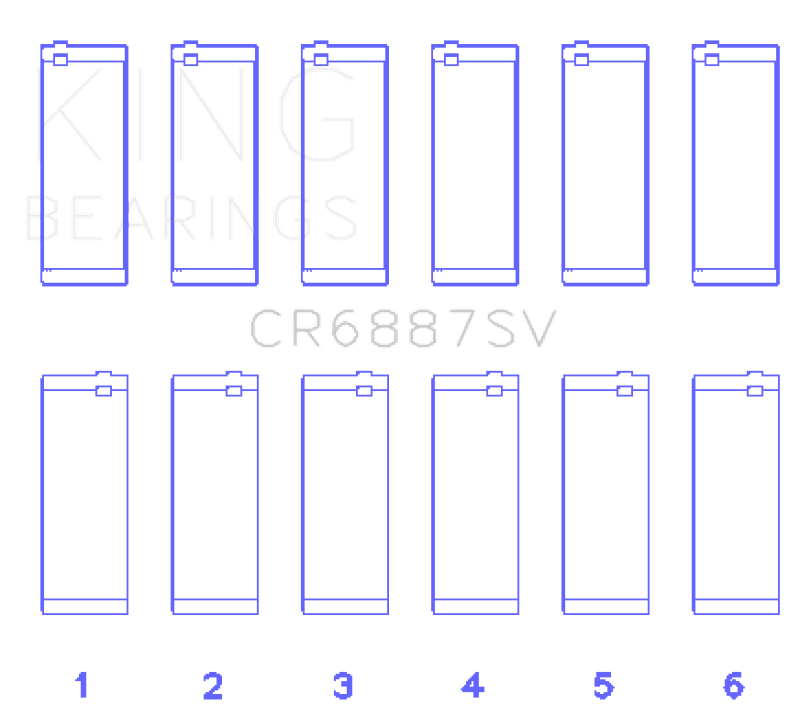 King Engine Bearings — King Engine Bearings BMW B58B30A Performance Rod Bearing Set
Engine Bearing