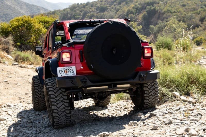 Rampage — Rampage 2018-2019 Jeep Wrangler(JL) Sport 2-Door Tire Cover w/Camera Slot 37in - Black
Spare Tire Cover