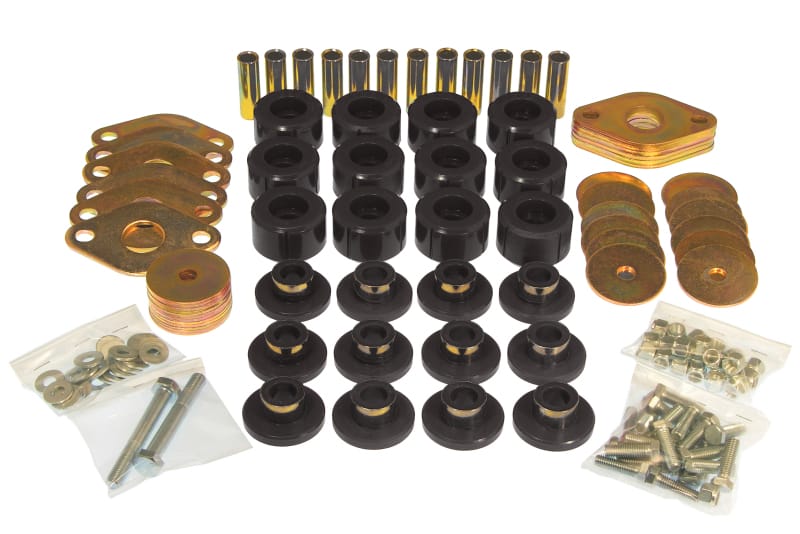 Prothane — Prothane 07-11 Jeep Wrangler JK 4DR Body Mount Kit - Black
BODY/SUB-FRAME MNTS