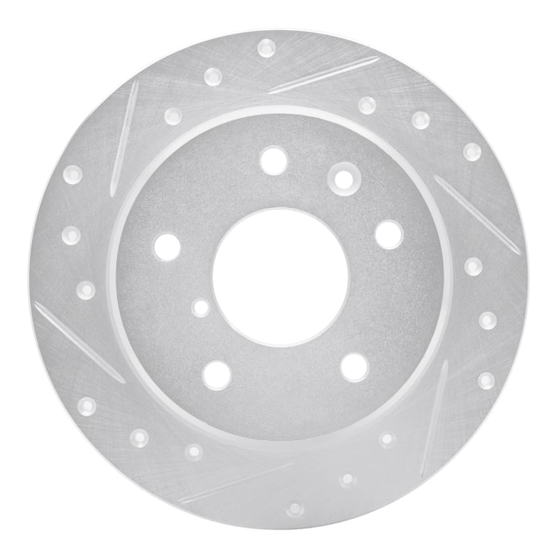 R1 Concepts — R1 89-91 Mazda RX-7 Rear Left Drilled & Slotted Silver Brake Rotor
R1 Brake Rotor Drill