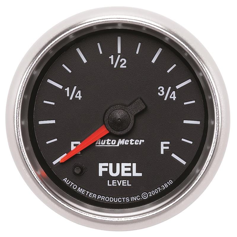 AutoMeter — Autometer GS 2 1/16in. 0-280 Ohms Fuel Level Gauge - Stepper Motor
2-1/16" FUEL LEVEL,