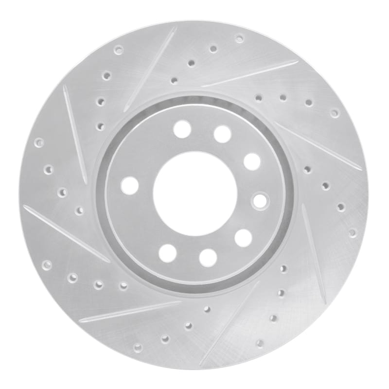 R1 Concepts — R1 03-11 Cadillac BLS (Mexico) Front Left Drilled & Slotted Silver Brake Rotor
R1 Brake Rotor Drill