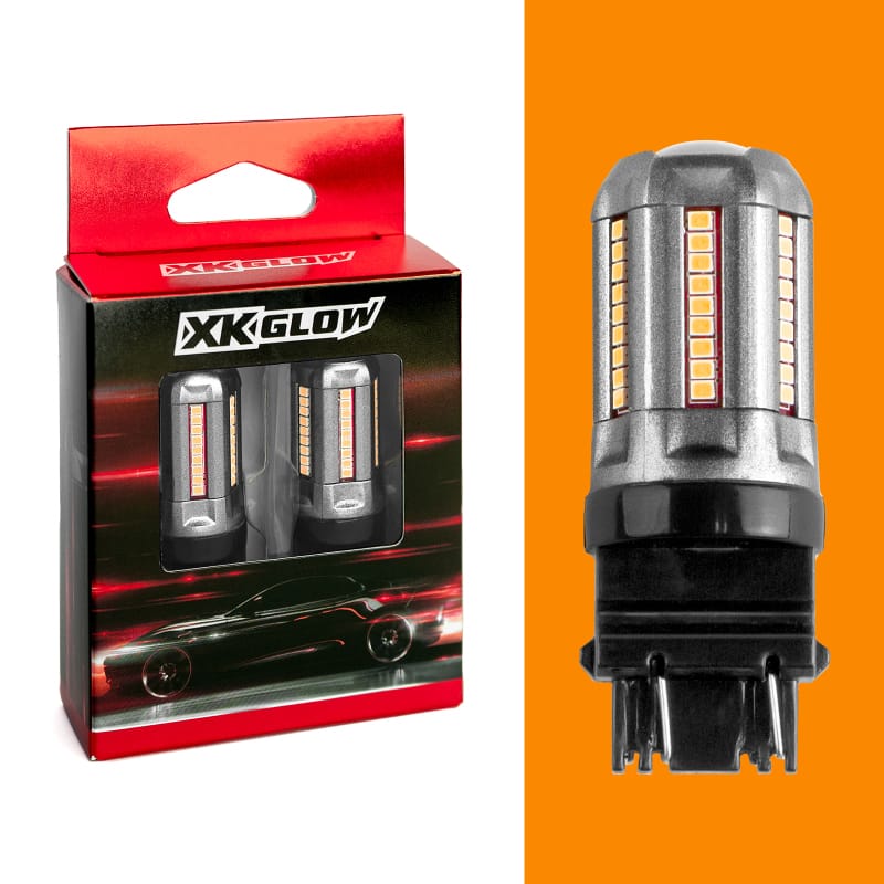 XKGLOW — XK Glow 2pc Amber 3157 Auto Bulb