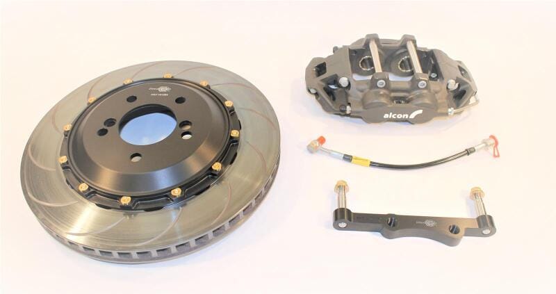 Alcon — Alcon BMW E46 M3 SCCA 4 Piston 309x32mm Rear Race Kit - Anodized