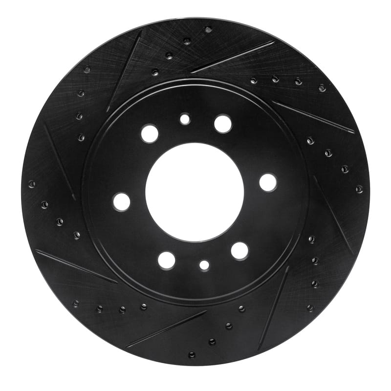R1 Concepts — R1 09-09 Ford F-150 4WD Front Left Drilled & Slotted Black Brake Rotor
R1 Brake Rotor Drill