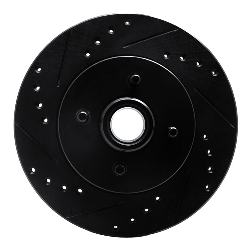 R1 Concepts — R1 87-88 Ford Thunderbird Front Left Drilled & Slotted Black Brake Rotor
R1 Brake Rotor Drill