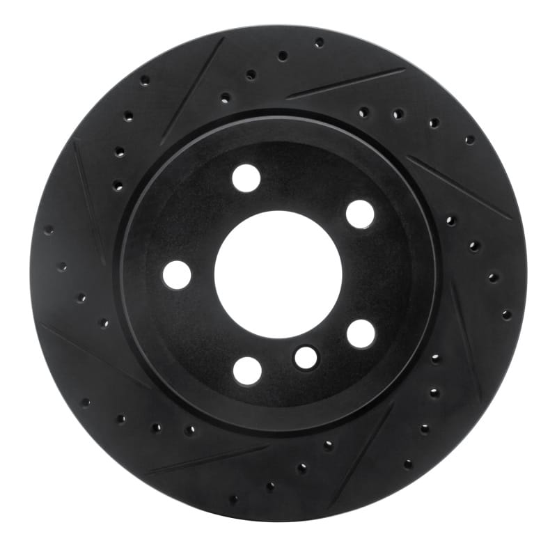R1 Concepts — R1 07-19 BMW X5 Rear Left Drilled & Slotted Black Brake Rotor
R1 Brake Rotor Drill