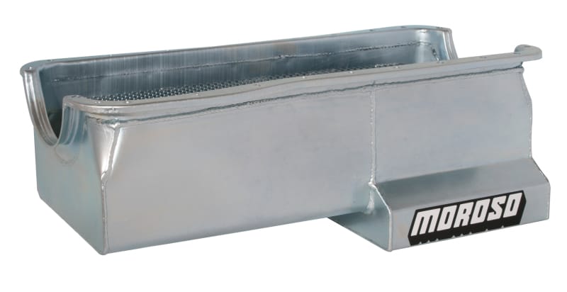 Moroso — Moroso Ford 429-460 (w/Rear Sump) Wet Sump 7qt 8.5in Steel Oil Pan