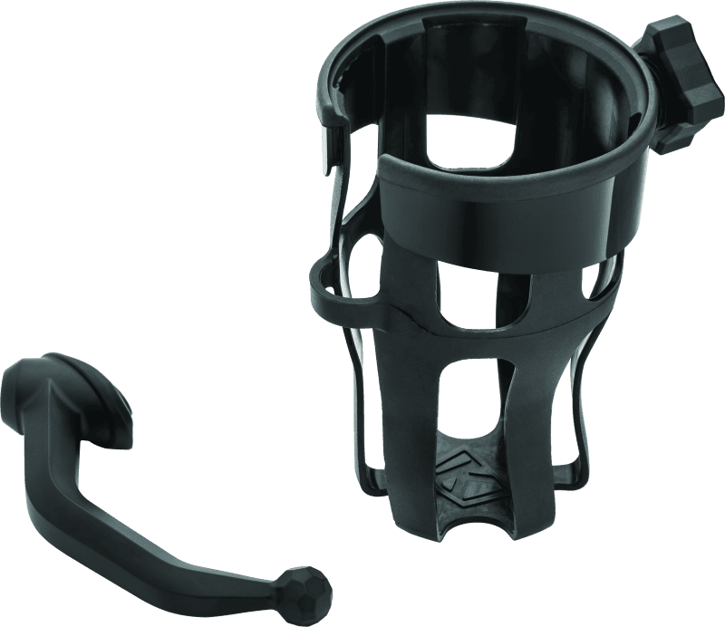 Kuryakyn — Kuryakyn Reflex Drink Holder Honda Goldwing DCT Handlebar Left Side Mount Black