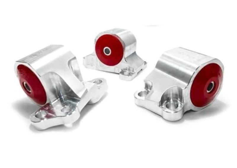 Innovative Mounts — Innovative 92-95 Civic B/D Series Black Aluminum Mounts 95A Bushings (2 Bolt)