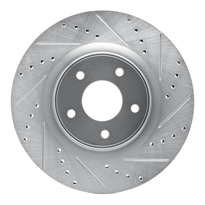 R1 Concepts — R1 13-25 Infiniti JX35 Front Right Drilled & Slotted Silver Brake Rotor
R1 Brake Rotor Drill