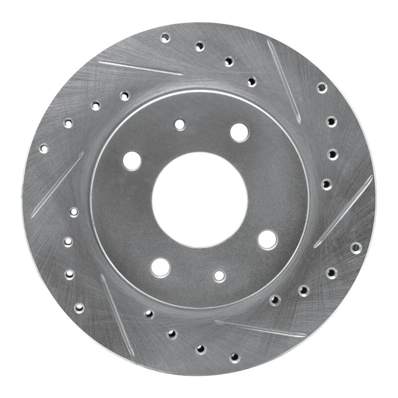 R1 Concepts — R1 85-91 Dodge 2000 GTX Front Right Drilled & Slotted Silver Brake Rotor
R1 Brake Rotor Drill