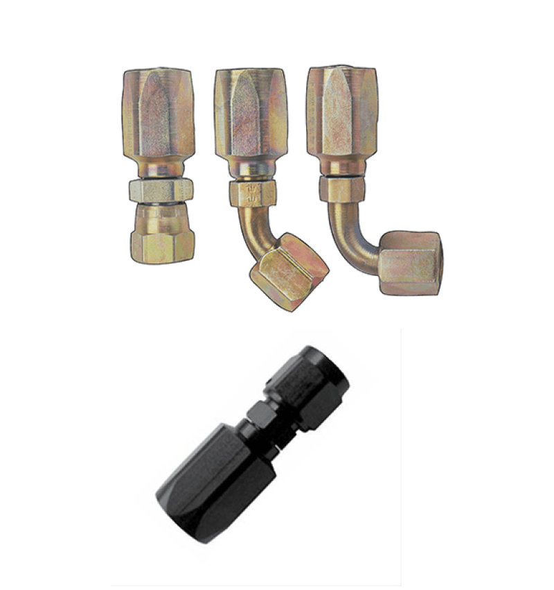 Fragola — Fragola -8AN x 45 Degree Hose End - Power Steering