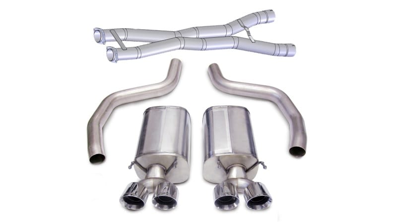 CORSA Performance — Corsa 2012-2013 Chevrolet Corvette C6 ZR1 Sport Cat-Back Dual Rear Exit w/ Twin 4.0in Pol Tips
Exhaust