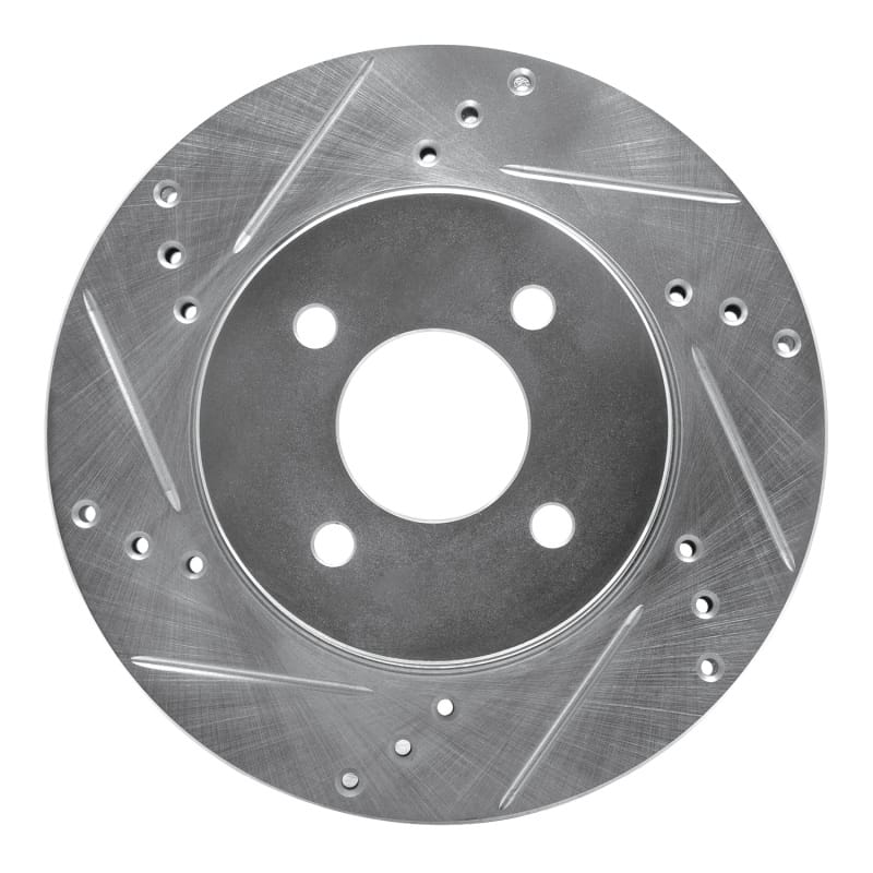 R1 Concepts — R1 11-25 Nissan Versa Front Left Drilled & Slotted Silver Brake Rotor
R1 Brake Rotor Drill