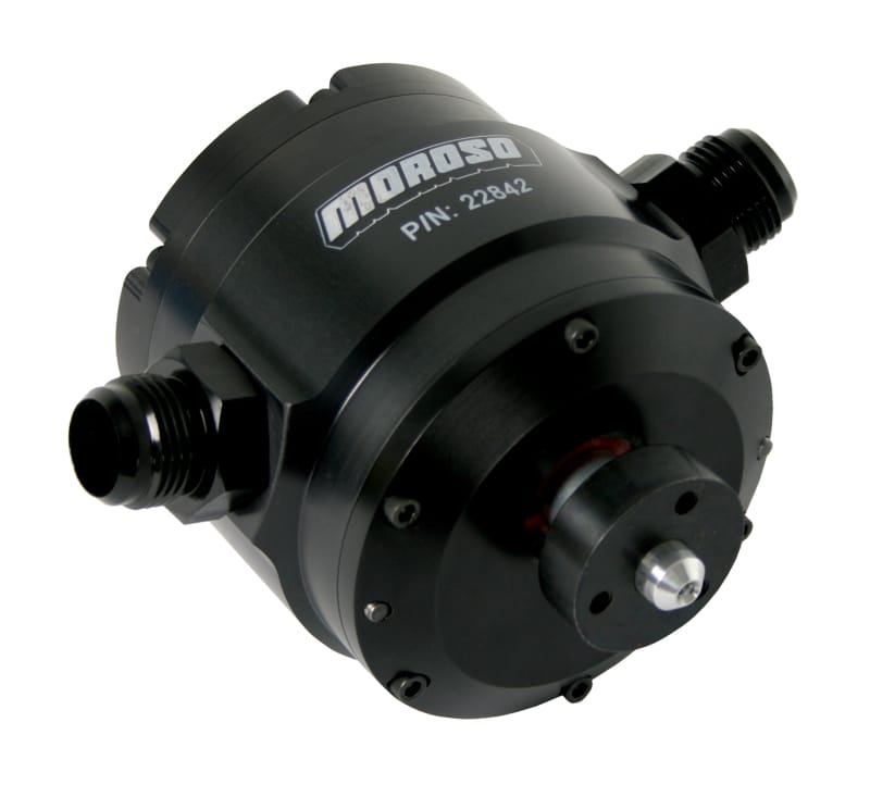 Moroso — Moroso Enhanced Design 4 Vane Vacuum Pump w/o Adjustable Mounting Bracket