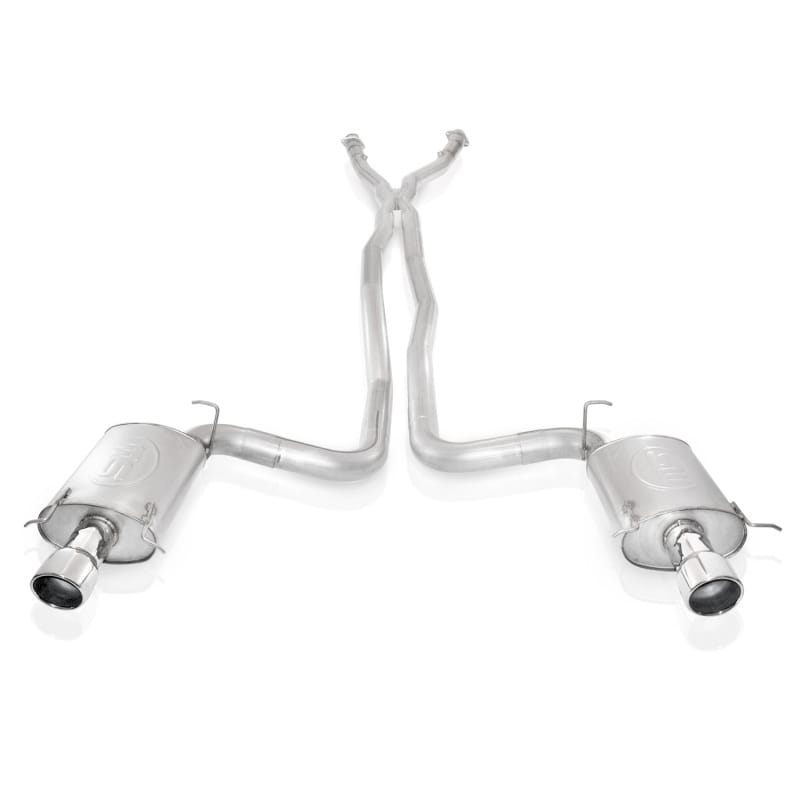 Stainless Works — Stainless Works 2004-07 Cadillac CTS-V 3in Exhaust X-Pipe Chambered Mufflers 4in Tips
Exhaust System