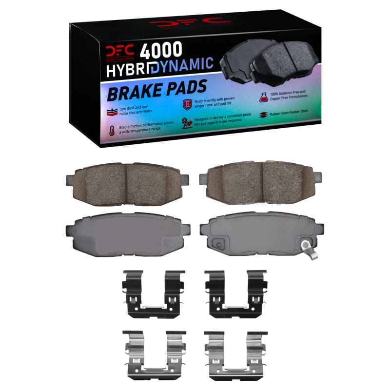 DFC — DFC 06-25 Scion FR-S Rear 4000 HybriDynamic Brake Pads and Hardware Kit
DFC Brake Pad Set